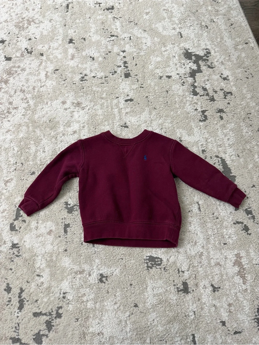 Ralph Lauren Baby Burgundy Pullover Crewneck Size 24 Months